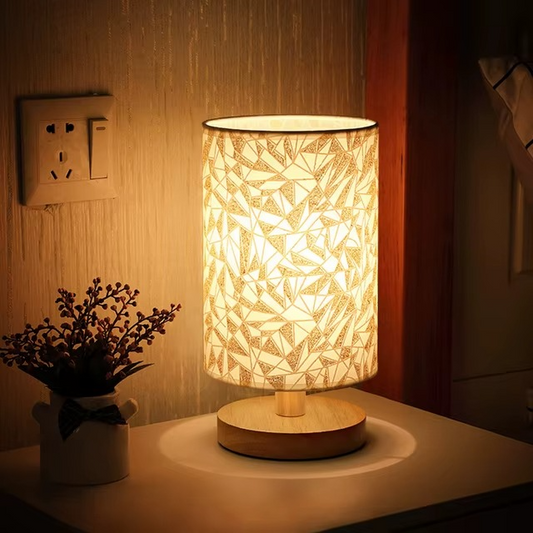 Linen Table Lamp USB Powered Modern Nordic Table Lamp Night Light Touch Control Bedside Lamp For Bedroom Living Room Decoration