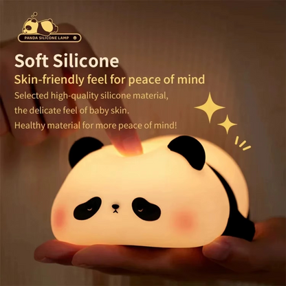 Adorable Panda Lamp with Touch Sensor & LED Dimming - Perfect Bedside Decor & Birthday Gift - Nursery Night Light Companion